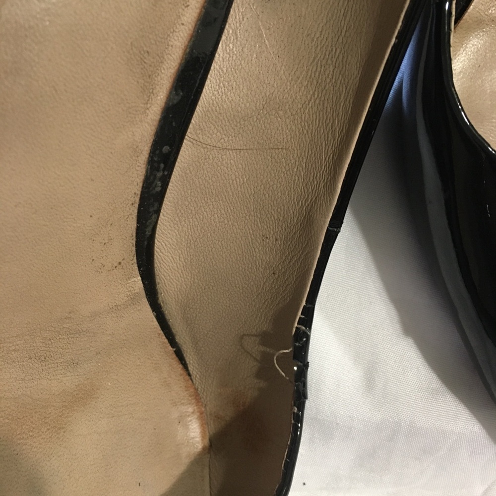 Tory Burch Black Heels with Gold Accent - Picture 8 of 8